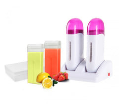 Kit Epilare Incalzitor Roll On DUBLU pentru rezervele de ceara de unica folosinta de 100ml + Rezerva ceara 100ml + Hartie Eiplat
