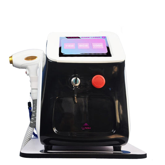 Aparat Epilare Portabil 800W 808nm, 755nm, 1064nm Dioda Laser, 50mil Impulsuri, Epilare Laser Definitiva Profesionala Salon Cool Refrigeration