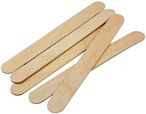 Spatule cosmetice de lemn neamabalate individual cutie 100 Bucati, dimensiuni 150mm*18mm