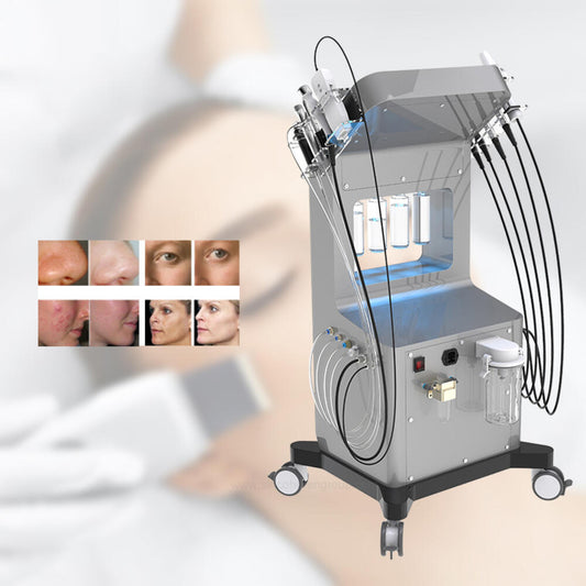 Aparat Facial Oxigen Revive Hidroxigen RF Cooling Indepartare Puncte Negre, Hydra si Diamond Dermoabraziune, Curatare, Hidratare, Lifting Saloane, Indepartarea Acneei, Oxy Spray RF