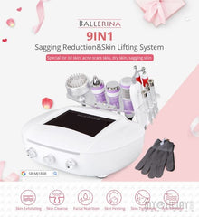 Combina Cosmetica 9in1 TotulPerfect Profesional Diamond Micro-Dermabraziune, Lifting Ten Profesional Salon, RF Ultrasunete 3Mzh, Indepartare Puncte Negre, Skin Rejuvenation Ballerina 1809