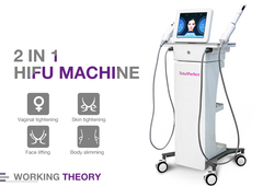 Aparat Cosmetic Salon Profesional HIFU 2in1 Remodelare Vaginala si Faciala, Lifting, Vaginal Tightening Body RoK