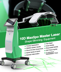 Aparat 10D Lipolaser 532nm, Rotating Green Laser Lights, Rotire 360Grade 10 DIODE Laser Reducere celulita Body Conturing , Tonifiere Remodelare 10DLIPO Maxlipo Shape W