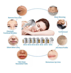 Aparat 2in1 7D Rejuvenare Faciala HIFU Transformer 7D Facial High Intensity Focused Ultrasound, Skin Rejuvenation, Remodelare Corporala Profesional Salon GenetiQUE's