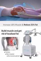 Aparat 2in1 Body Conturing Lipolaser 650nm Rotire 360 si HiEMT Stimulare Musculara Electromagnetica, Reducere celulita, Tonifiere Remodelare 6DLIPO Maxlipo Shape W