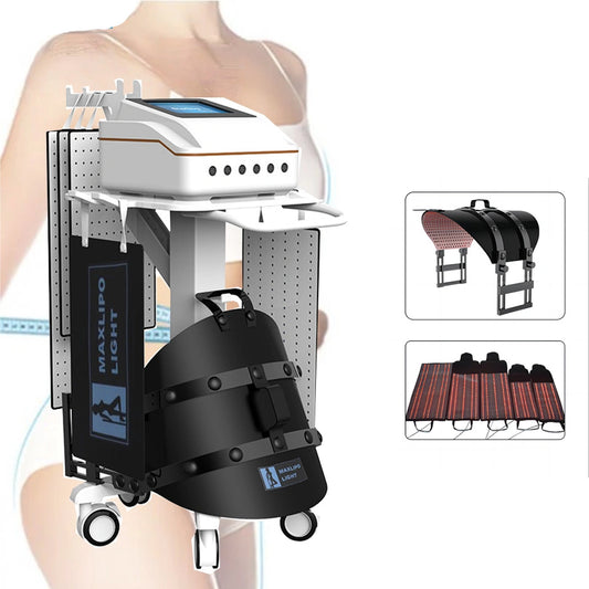 Red light 5D Maxlipo diode laser, 650nm 940nm, Laser pentru ameliorarea durerilor musculare, Non-Invaziv cu infrarosu, Reducerea Celulitei