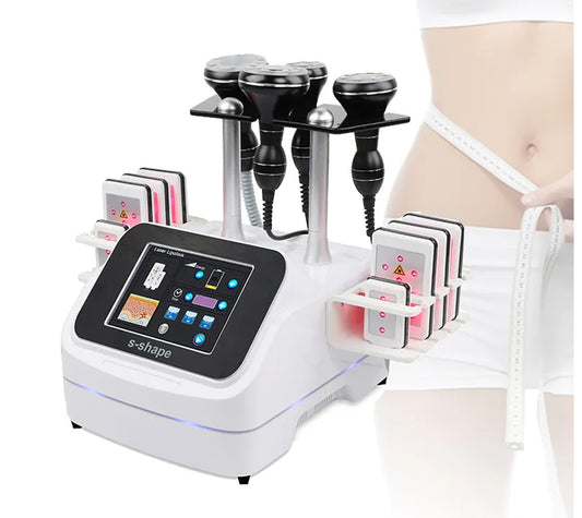 Aparat SMART Remodelare Corporala, Lifting Facial, RF Cav 40K SShape+, Lipolaser, Indepartare Centimetri in fiecare sedinta, Eliminare permanenta a adipocitelor
