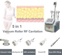 Aparat Remodelare Role Mobile Multifunctional EndermoMasaj, RF Radiofrecventa, Cavitatie 40K, Slabire Rapida cu Endermomasaj EndoSLIM