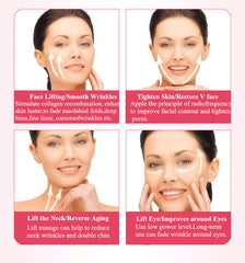 Aparat Ultrasunete Mini HIFU Lifting Facial, Indepartarea Ridurilor, Intinerirea pielii - Energie cu ultrasunete concentrata la intensitate ridicata