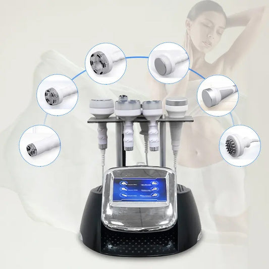 Aparat de Slabit Multifunctional 6in1 5D RF, 80k Cavitation, Body Slimming Machine, Liposuction, RF + Vacuum + BIO + Heat + Cavitation+Vibration, Scadere in Greutate, Reducere Celulita