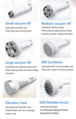 Aparat de Slabit Multifunctional 6in1 5D RF, 80k Cavitation, Body Slimming Machine, Liposuction, RF + Vacuum + BIO + Heat + Cavitation+Vibration, Scadere in Greutate, Reducere Celulita