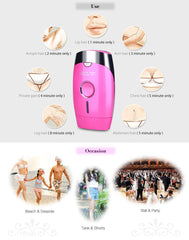 Epilator IPL Lescolton, Senzor Skin, utilizare 300.000 impusuri Indepartarea parului, Rejuvenarea pielii, Curatarea acneei T-002