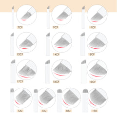 Lama Microblading Tatuaj Machiaj Semipermanent sterilizate si ambalate individual