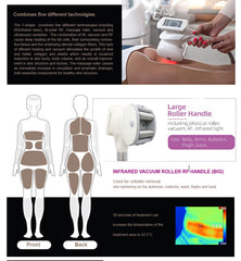 Aparat Anticelulitic Vela9 Cavitation Vaccum Rf si Presiune Negativa, Body Slimming Machine 9in1, Contouring and Shaping,  Pierderea în Greutate, Intinerirea Pielii