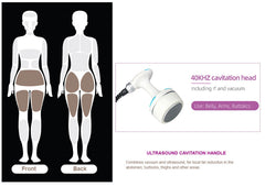 Aparat Anticelulitic Vela9 Cavitation Vaccum Rf si Presiune Negativa, Body Slimming Machine 9in1, Contouring and Shaping,  Pierderea în Greutate, Intinerirea Pielii