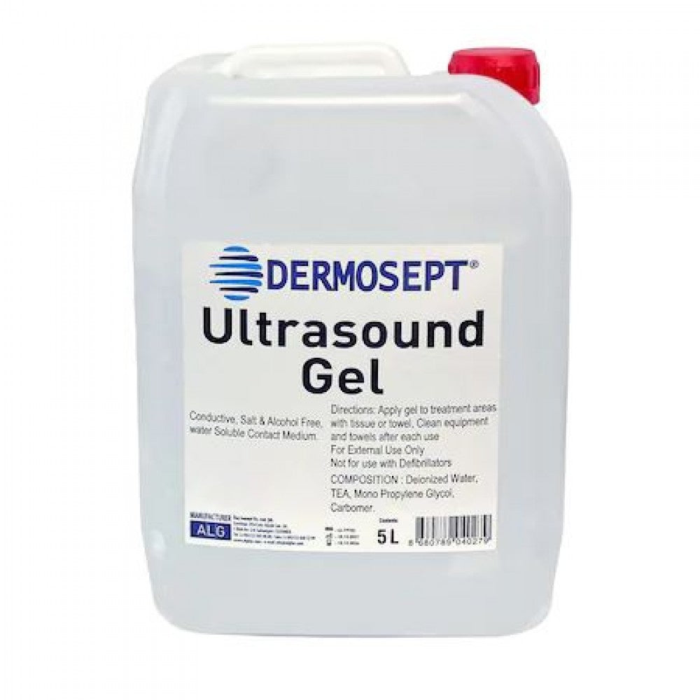 Gel pentru Ultrasunete, EKG si Ecograf, Dermosept, 5 litri