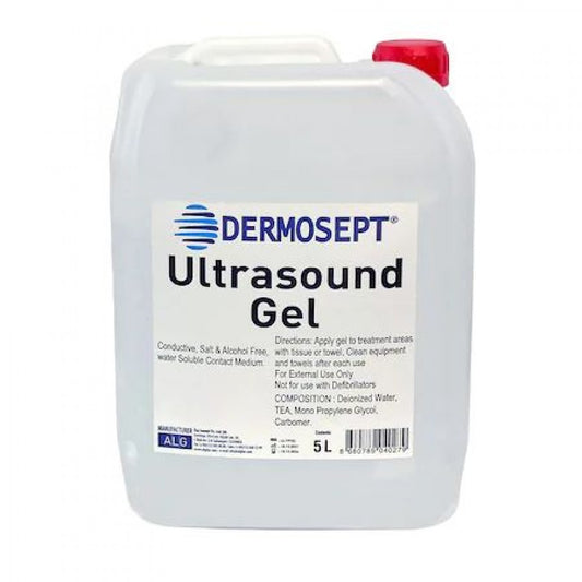 Gel pentru Ultrasunete, EKG si Ecograf, Dermosept, 5 litri