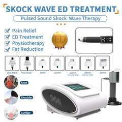 Aparat Shockwave Profesional  pentru terapie cu unde de șoc pentru fizioterapie,Tratamentul durerii, terapie ED SW8