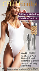 Aparat LipoMasaj EndoRole 2 manipuli Drenaj Limfatic, Reduce Aspectul Celulitei, Remodelare corporala Endoroller SilicoO