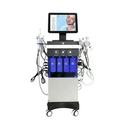 Combina Cosmetica AquaFacial 14in1 Oxy Spray, Nutritie Ten, Curatare, Hidratantare, Lifting Saloane, Indepartarea Acneei, Ultrasonic, RF