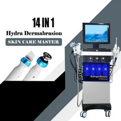 Combina Cosmetica AquaFacial 14in1 Oxy Spray, Nutritie Ten, Curatare, Hidratantare, Lifting Saloane, Indepartarea Acneei, Ultrasonic, RF