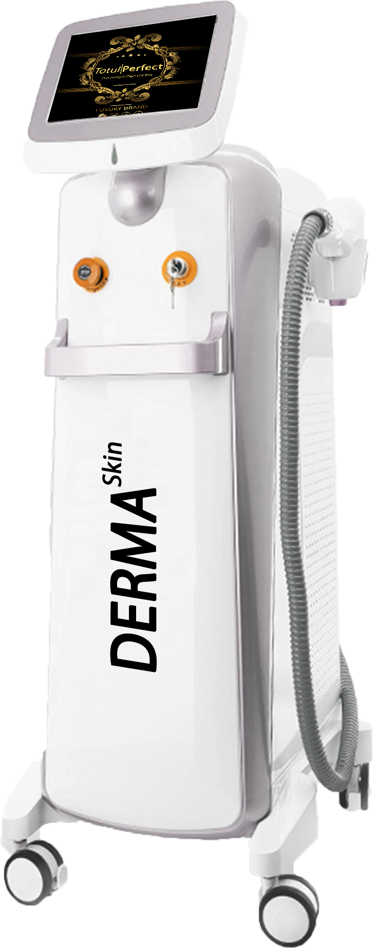 Aparat Epilare Definitiva Laser Dioda 3Lungimi 755NM, 808NM, 1064NM Profesional 1200W Dioda Laser, 50mil Impulsuri DERMASkin Silver