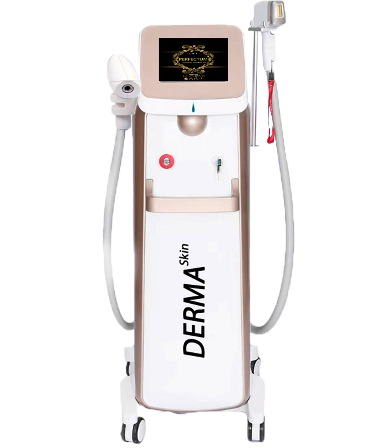 INCHIRIERE Aparat 2in1 DUO Epilare Definitiva Laser Dioda 3Lungimi 755NM, 808NM, 1064NM Profesional 1200W Dioda Laser, 50mil Impulsuri DERMASkin + ND YAG Laser Silver