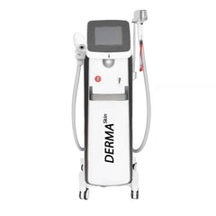 Aparat 2in1 DUO Epilare Definitiva Laser Dioda 3Lungimi 755NM, 808NM, 1064NM Profesional 1200W Dioda Laser, 50mil Impulsuri DERMASkin + ND YAG Laser Rose