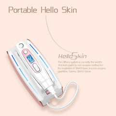 Aparat Ultrasunete Mini HIFU Lifting Facial, Indepartarea Ridurilor, Intinerirea pielii - Energie cu ultrasunete concentrata la intensitate ridicata Hello Skin 022