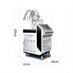 Aparat Profesional 10in1 Hidradermabraziune, Ciocan Rece, Oxigen Jet Peeling, Ultrasunete, Curatare, Hidratantare,  Indepartarea Acneei, Spatula Space Oxigen