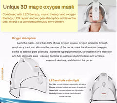 Aparat Profesional 10in1 Hidradermabraziune, Ciocan Rece, Oxigen Jet Peeling, Ultrasunete, Curatare, Hidratantare,  Indepartarea Acneei, Spatula Space Oxigen