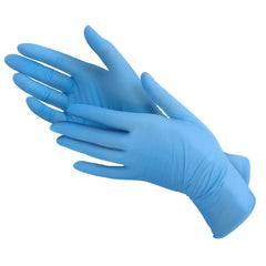 Manusi de Unica folosinta nepudrate 100Buc examinare Cauciuc Nitrilic Blue
