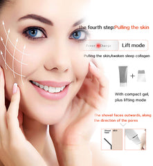 Aparat Cosmetic Skin Scrubber, Peeling Exfoliator Facial, Multi-Functional Face Lifting Beauty Machine, Sky, Perfect