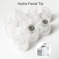 Capetete de Hidradermabraziune, Set Complet cu Cap și Diamond Dermabraziune, Capete pentru H2O2 Jet Hidroxigen Hydradermabraziune