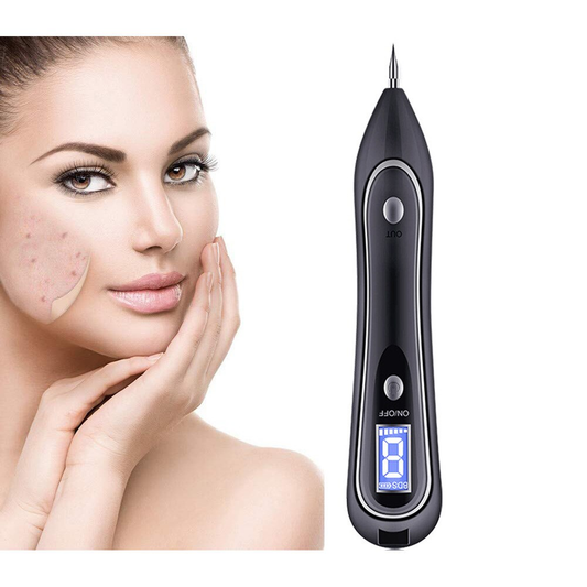 Aparat Plasma Indepartarea Petelor, Alunitelor, Pistruilor, Papiloamelor Ecran LCD, Antiacnee 1 Mole Removal, Floral Black