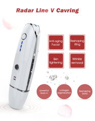 Aparat Ultrasunete Mini HIFU Radar Line V-Shape, Lifting Facial, Indepartarea Ridurilor, Intinerirea pielii, Lescolton Alb