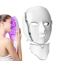 Masca Cosmetica Faciala LED Cosmetica Tratament Foton Rejuvenation, Anti-imbatranire, Riduri fine, Pungi, Functie de Lifting,7 Culori LED