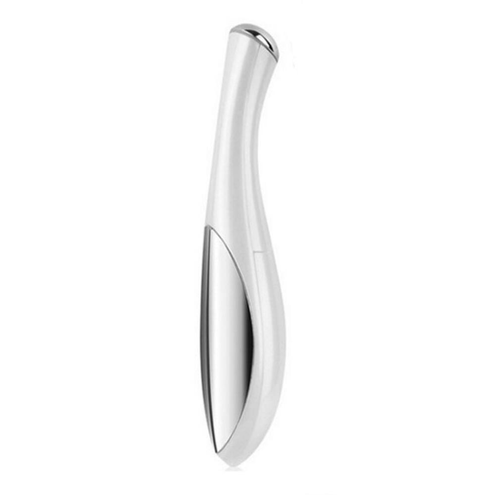 Aparat Termal electric pentru ochi , Vibratii, Magic Stick Anti-pungi, Anti-Rid, Ingrijire frumusete Dispozitiv Stilou Mini Masaj Ochi C-501Alb