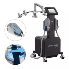 Aparat 2in1 Body Conturing Lipolaser 532nm Rotire 360 si HiEMT Stimulare Musculara Electromagnetica, Reducere celulita, Tonifiere Remodelare 6DLIPO Maxlipo Shape B