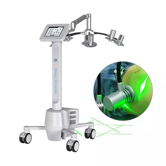 Aparat Lipolaser 532nm Rotire 360, 6 Lampi Laser Reducere celulita Body Conturing , Tonifiere Remodelare 6DLIPO Maxlipo Shape W