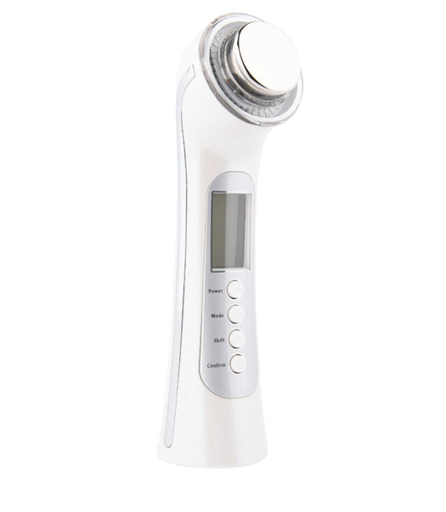 Aparat 5in1 Foton cu Ultrasunete Masaj Facial, Lifting, Ingrijirea pielii, Indepartarea ridurilor, Curatare Ten, Anti-Acnee, Alb