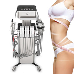 Aparat All in One Vacuum Lipolaser Profesional Indepartare Celulita, Aparat de slabit Cavitatie 2.0, 3D Smart Bipolar RF, Dermabraziune & Vacuum Spray & Bio YH-9801S