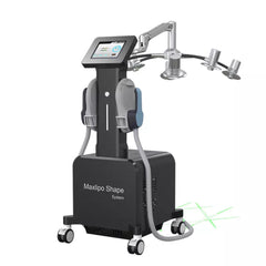 Aparat 2in1 Body Conturing Lipolaser 532nm Rotire 360 si HiEMT Stimulare Musculara Electromagnetica, Reducere celulita, Tonifiere Remodelare 6DLIPO Maxlipo Shape B