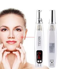 Aparat Indepartare Tatuaje Negre, Laser Lumina Blue Indepartarea Petelor, Alunitelor Pistruilor, Intinerirea pielii Antiacnee FR-100, White