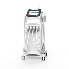 Aparat 4in1 Epilare Definitiva Dioda Laser 808nm, IPL SHR OPT RF Laser, ND YAG Indepartare Tatuaje, Bipolar RF Facial Rejuvenare Faciala, Tratament Antiacnee Salon DPL4