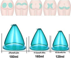 Cupe de Ridicare, Cresterea sanilor, Masaj corporal, lifting, fese, Lifting Cups 180ml, Vacuum Cupping, Terapie cu vid