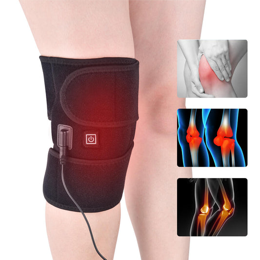 Genunchiera Tratament Genunchi cu Infrarosu si Masaj cu Incalzire pentru Dureri Articulare, Incarcare USB, Confortabila, KneeHelp